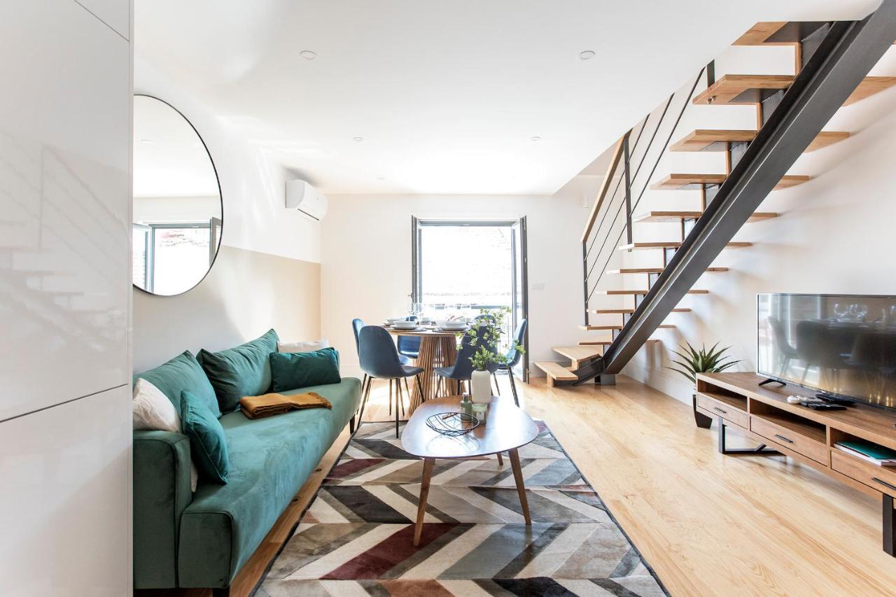 Bright 3Br Flat W/ Ac In City Center By Lovelystay Порту Экстерьер фото